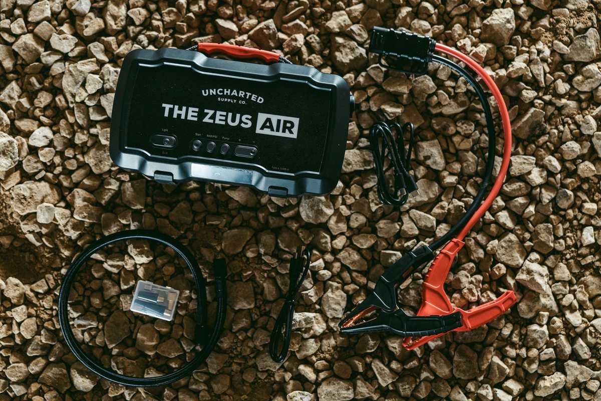 Zeus Air Jump Starter with Tire Inflator & Power Bank | Uncharted