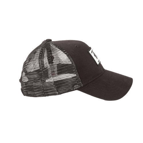 Founder's Hat black mesh back trucker cap with Uncharted Supply Co logo patch