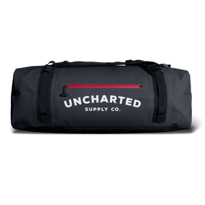 Front view of a Uncharted vault 65L duffel
