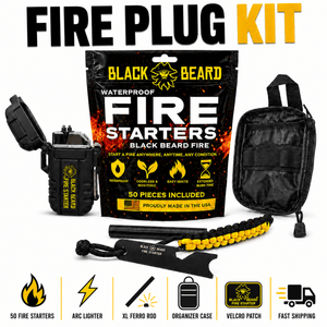 Black Beard Fire Plug Kit | Fire Starter Kit