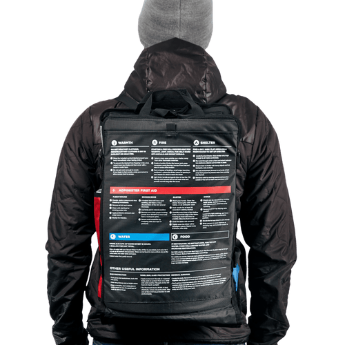 Seventy2.0 Insert on a man's back