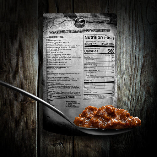 Meal Ready-to-Eat - Bison Chili