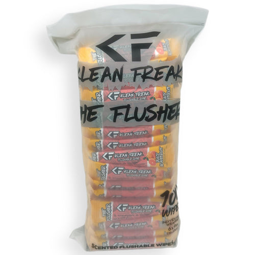 The Flusher - 100 Pack - Flushable Wipes