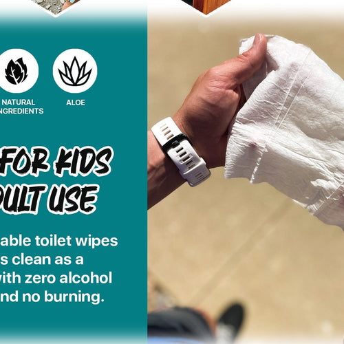 The Flusher - 100 Pack - Flushable Wipes