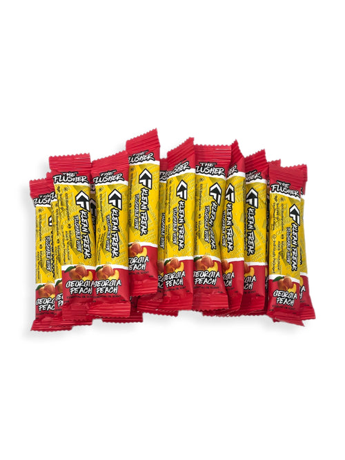 Klean Freak The Flusher flushable wipes, Georgia Peach scent, individually packaged, biodegradable