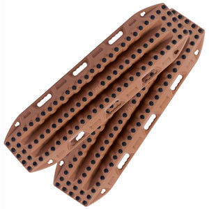 MAXTRAX XTREME Desert Tan Recovery Boards, durable off-road traction boards with black cleats
