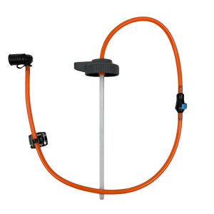 SWIG RIG - WIDE MOUTH Hardside Hydration drink tube conversion kit, orange tube, cap, bite valve & clip