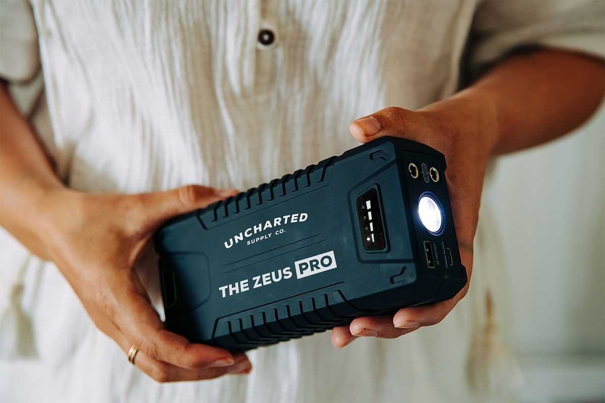 Zeus Pro Portable Jump Starter & Power Bank | Uncharted Supply Co