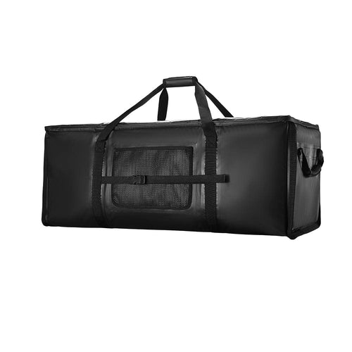 Bakcou Insulated Cooler/Gear Bag, large black waterproof bag with mesh pocket and buckle