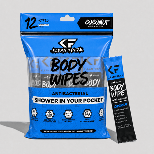 Body Wipes - 12 Pack