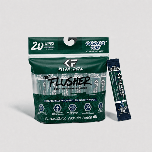 The Flusher 20 Pack - Flushable Wipes
