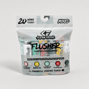 The Flusher 20 Pack - Flushable Wipes