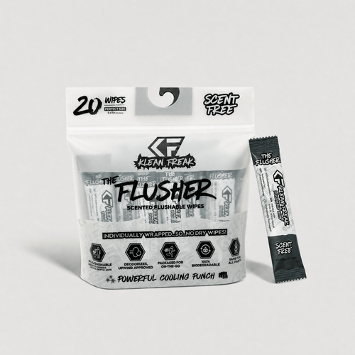The Flusher 20 Pack - Flushable Wipes