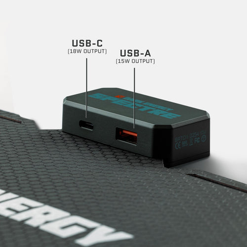 Dark Energy Spectre 18W portable charger with 18W USB-C and 15W USB-A ports