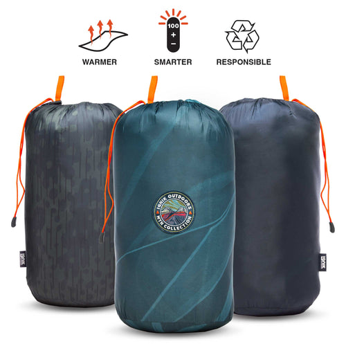 Ignik Outdoors Topside Heated Blanket, three durable outdoor blankets packed for warmth, smart heat & sustainability