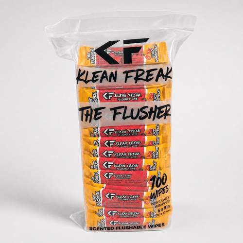The Flusher - 100 Pack - Flushable Wipes