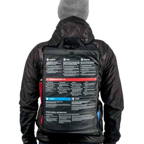 Seventy2.0 Insert on a man's back