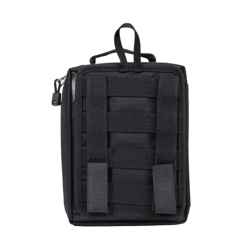 back of the first aid pro showing molle panel