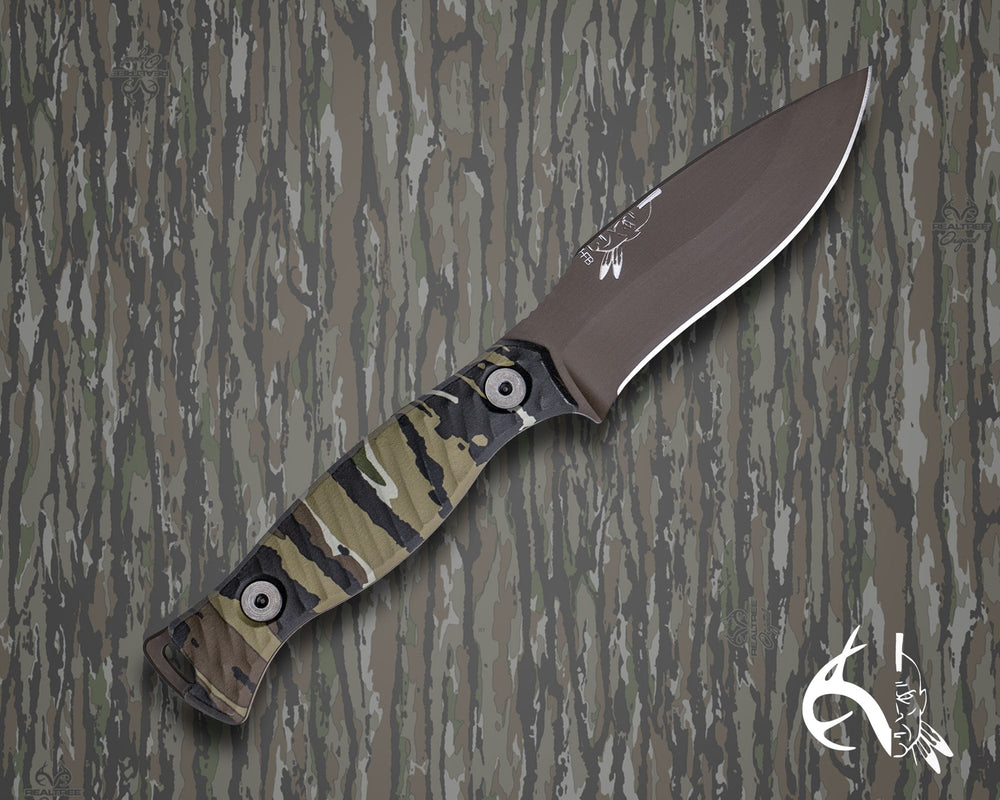 The 86' (HFB x Realtree) - Realtree Original Camo Hydro-dipped Micarta ...