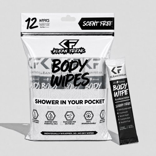 Body Wipes - 12 Pack