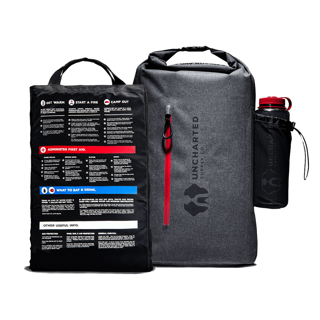 Kit de supervivencia urbana de emergencia de 72 horas para 2 personas de la  marca Stealth Tactical Bug-out diseño discreto para supervivencia urbana