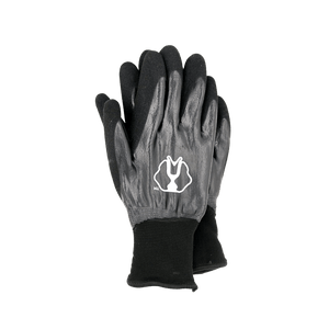 Insulated/Waterproof Cold Weather Gloves, black and grey with Uncharted Supply Co. logo