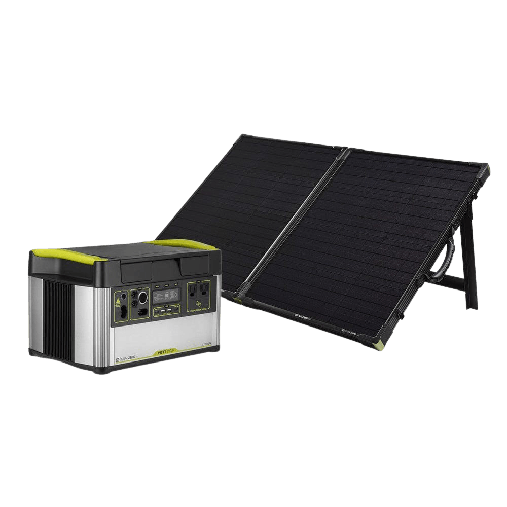 Yeti 1000x 120v Solar Kit W Boulder 100bc