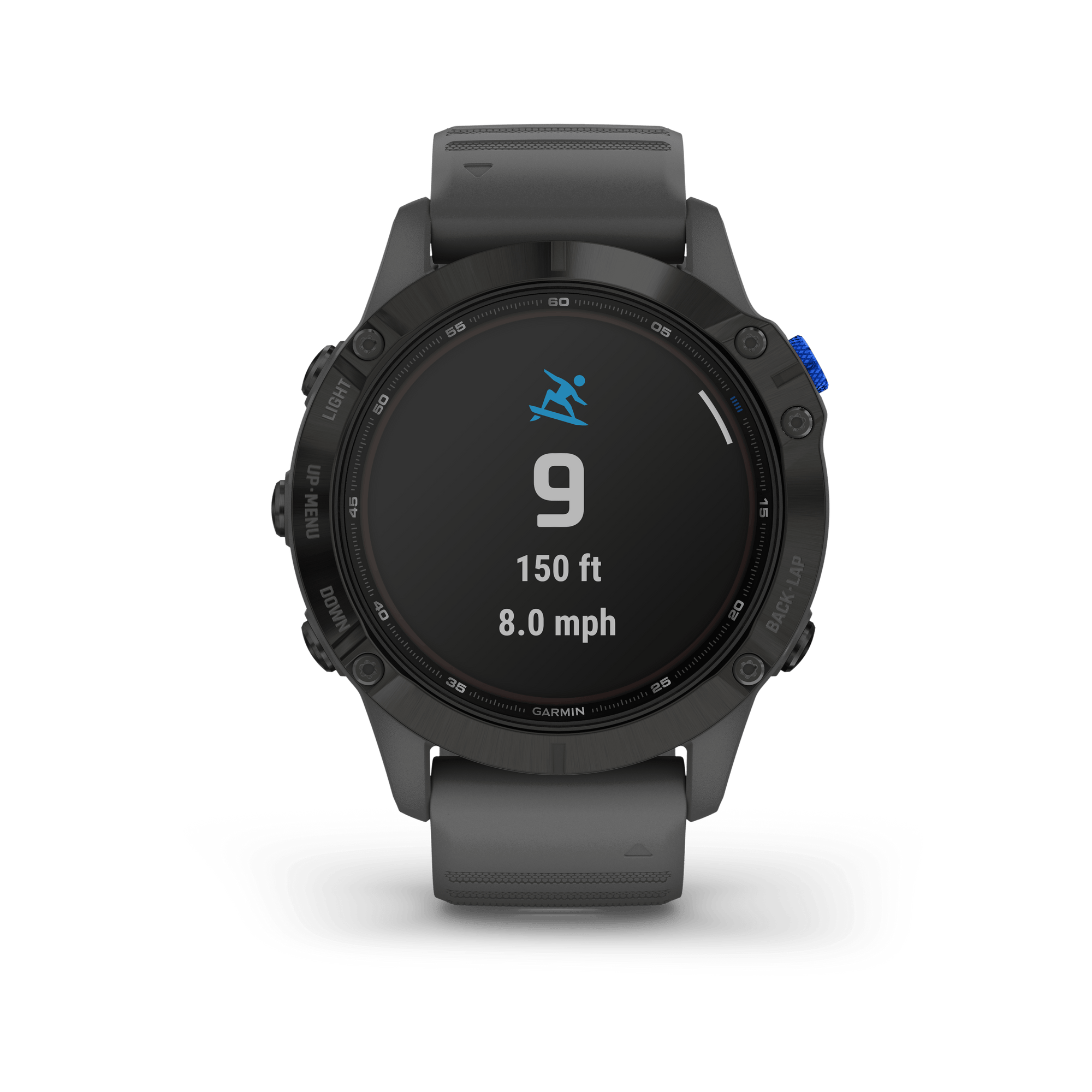 Garmin fenix 6 Pro Solar Multisport GPS Smartwatch (Black w/ Slate Gray  Band) 753759251796